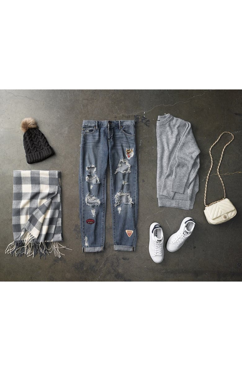 Topshop Zip Side Sweater, Alternate, color, 