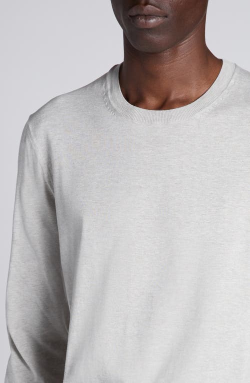 Tom Ford Brown Lyocell Cotton Crew T-shirt In Ig030 Light Grey