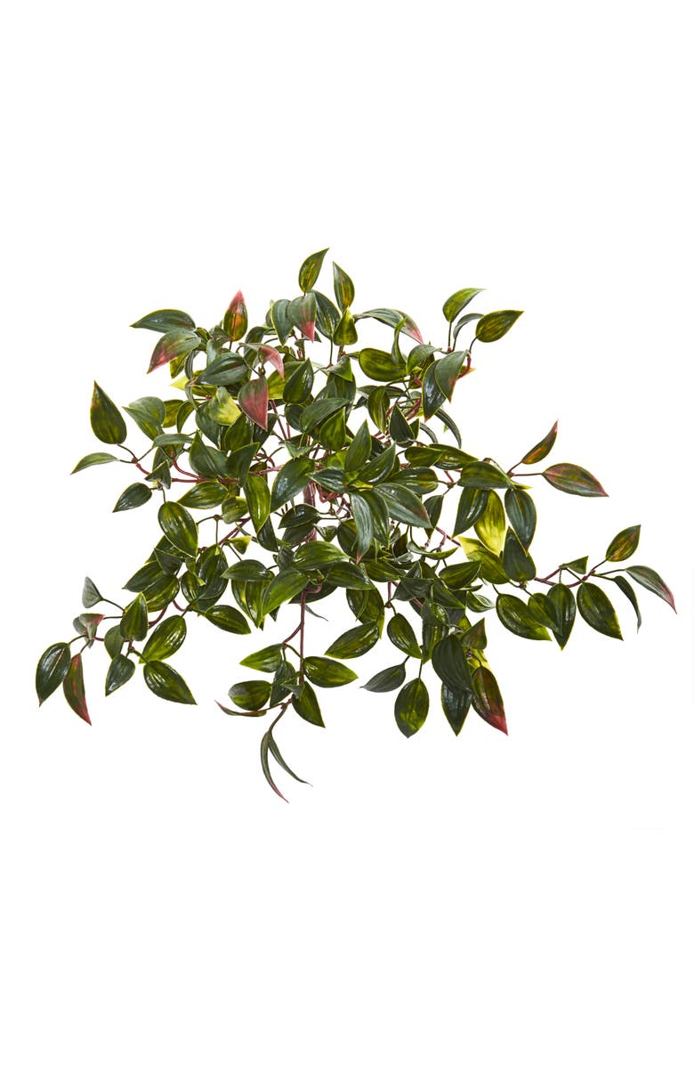 NEARLY NATURAL 15-in Mini Melon Artificial Plant UV Resistant, Main, color, Green