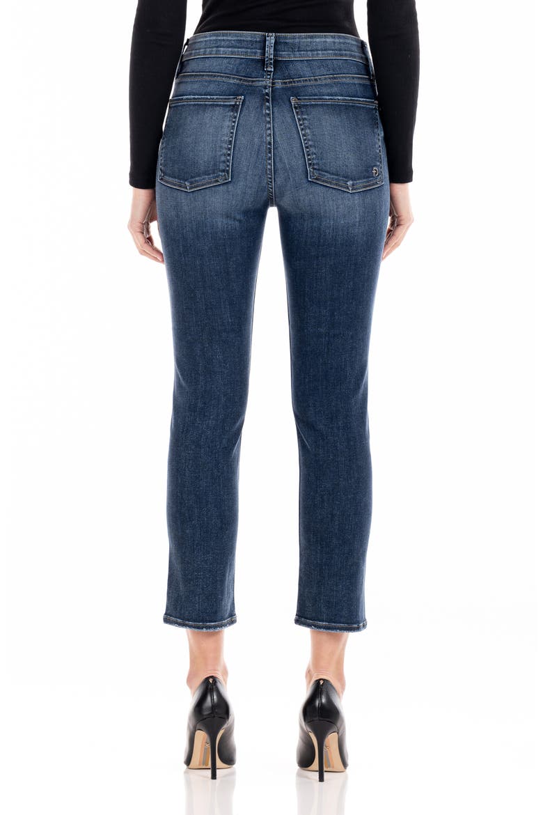 Cher Slim Straight Jeans, Alternate, color, St. Tropez