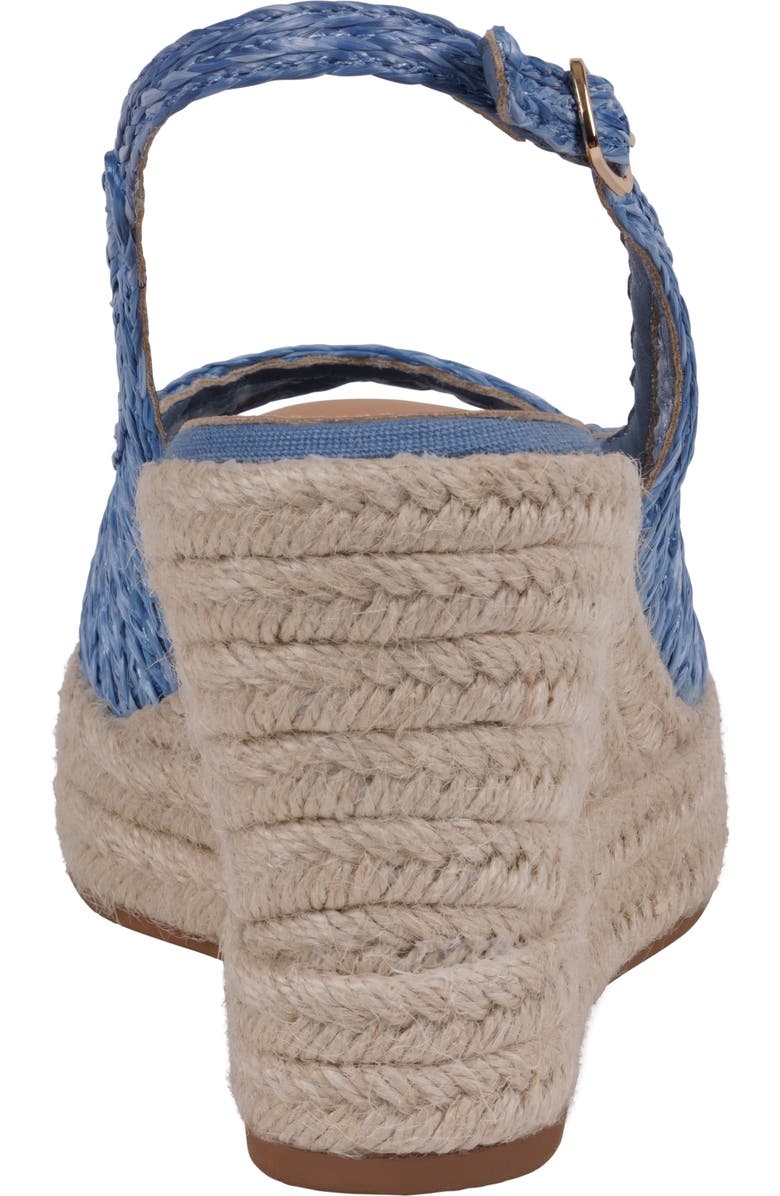 GC SHOES Amira Slingback Espadrille Wedge Sandal, Alternate, color, Blue