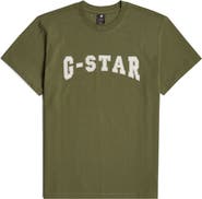 G-STAR Felt Logo Organic Cotton Graphic T-Shirt