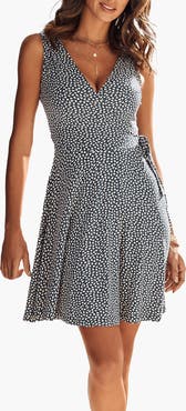 LASCANA Women's Wrap Look Dress