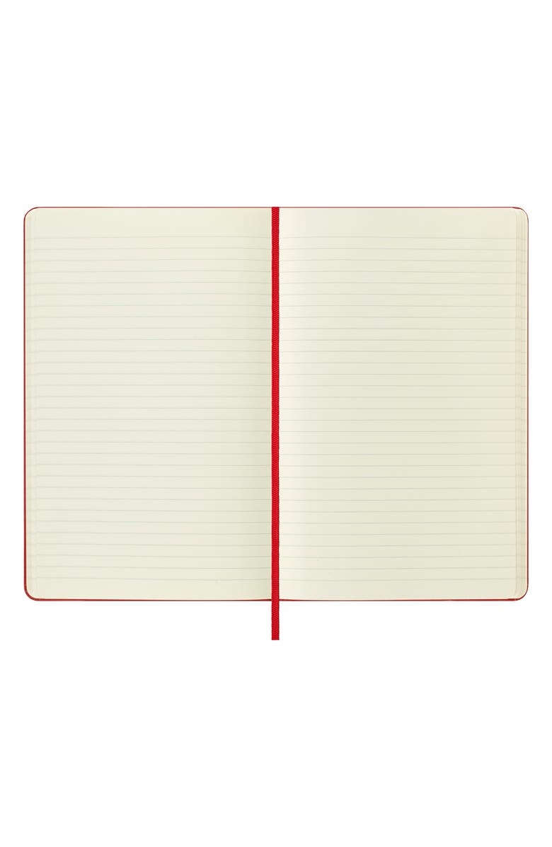 Moleskine Large Ruled Hardcover Notebook, Alternate, color, Red