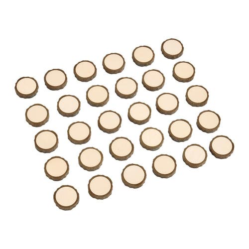 Kaplan Early Learning Company Magnetic Write-on Wood Cookies In Brown