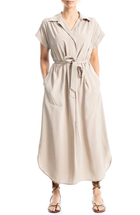 Short Sleeve Maxi Shirtdress