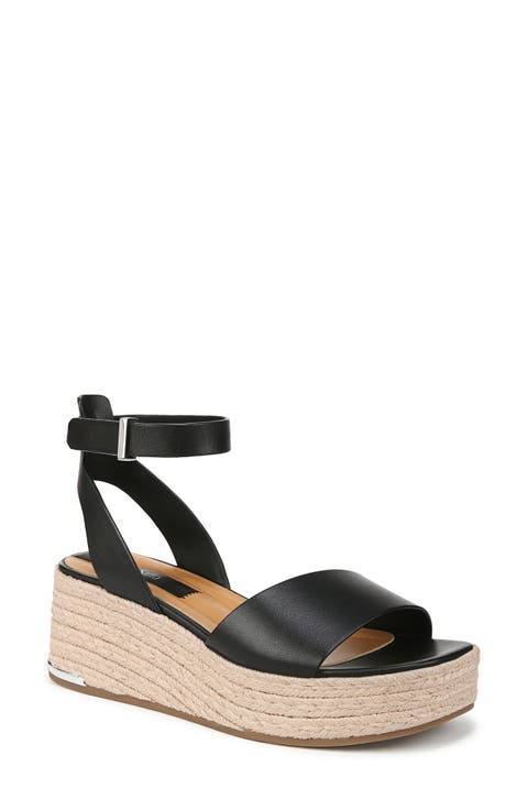 Women's Black Wedge Sandals | Nordstrom
