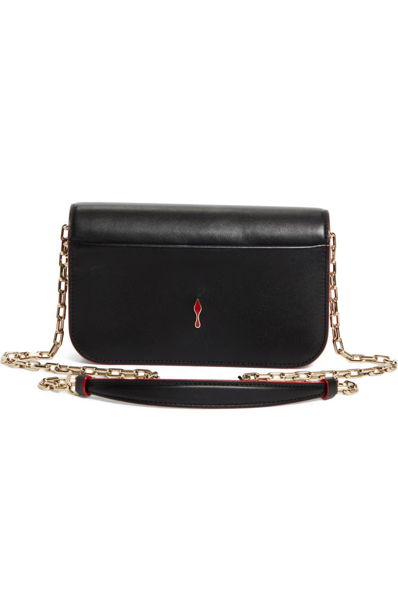 Christian Louboutin Small Paloma Leather Clutch, Alternate, color, Multi/ Gold