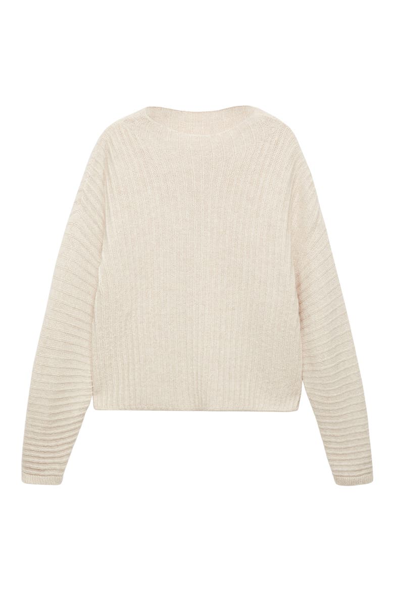 Oversize Rib Sweater, Alternate, color, ECRU