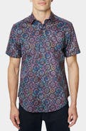 Robert Graham Large Circle Print Button-Up Shirt