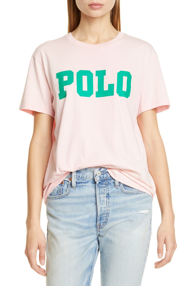 Big Polo Tee, Main, color, PINK