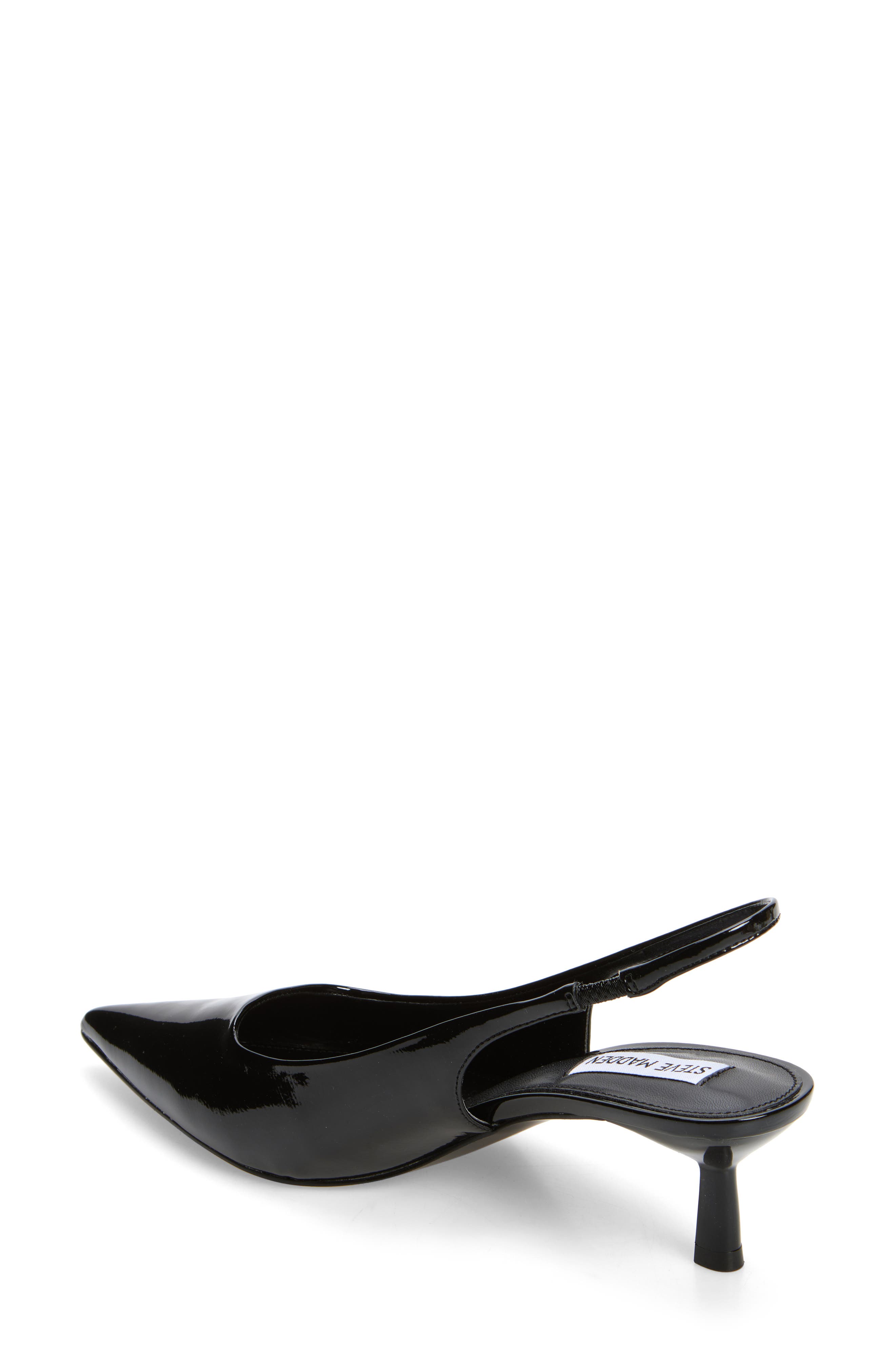 Steve Madden Aliz Slingback Pump, Alternate, color, Black Patent