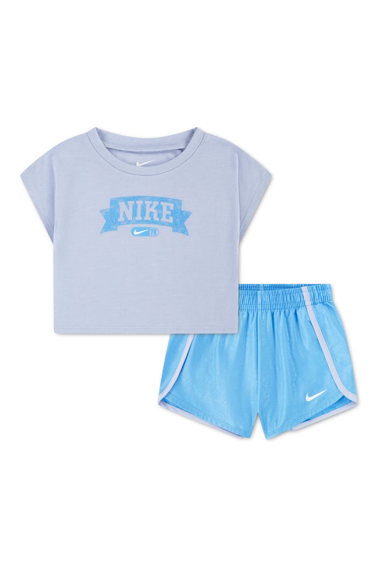 Sprinter Graphic T-Shirt & Shorts Set, Main, color, B9F UNIVERSITY BLUE