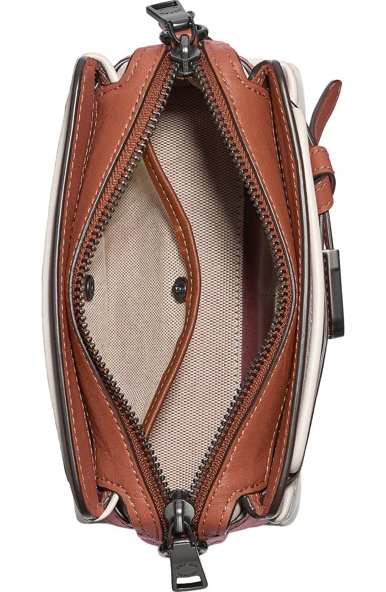 COACH Tate 18 Colorblock Leather Crossbody Bag, Alternate, color,