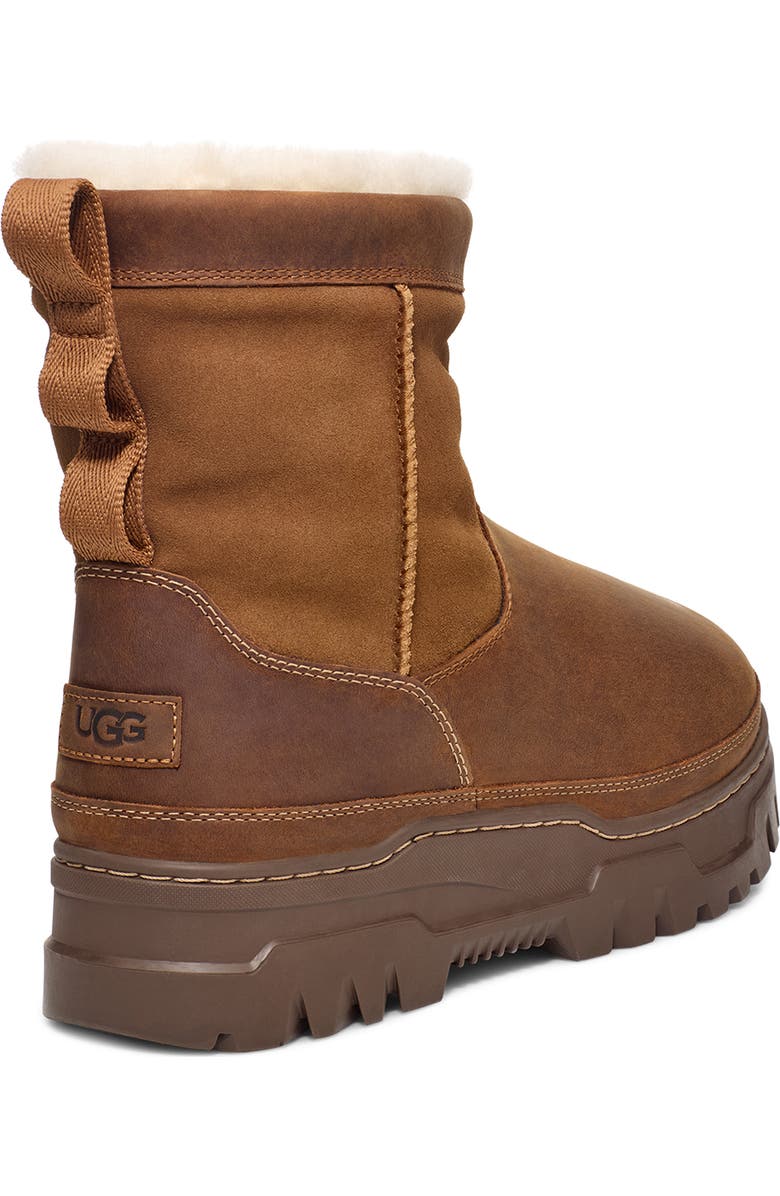 UGG<sup
®</sup
Heritage Trailgazer Waterproof Genuine Shearling
Wool Boot, Alternate, color, Chestnut