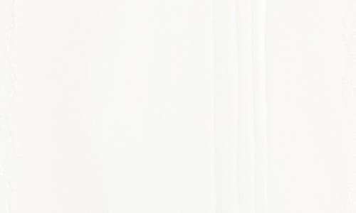 Adrianna Papell Short Sleeve Pieced Sheer Lace & Chiffon Top In White