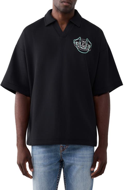 Tiger Graphic Oversize Polo