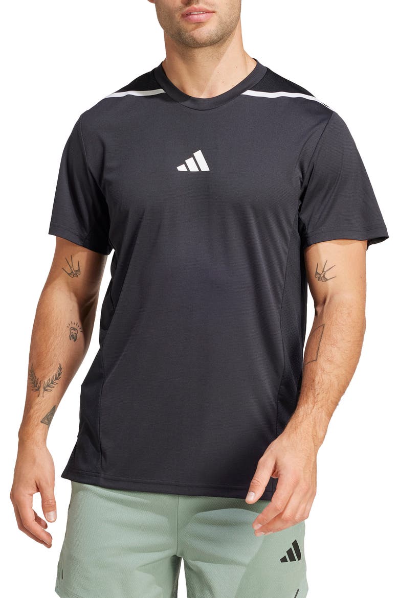 Designed for Training Pro-Series T-Shirt, Main, color, BLACK/ WHITE