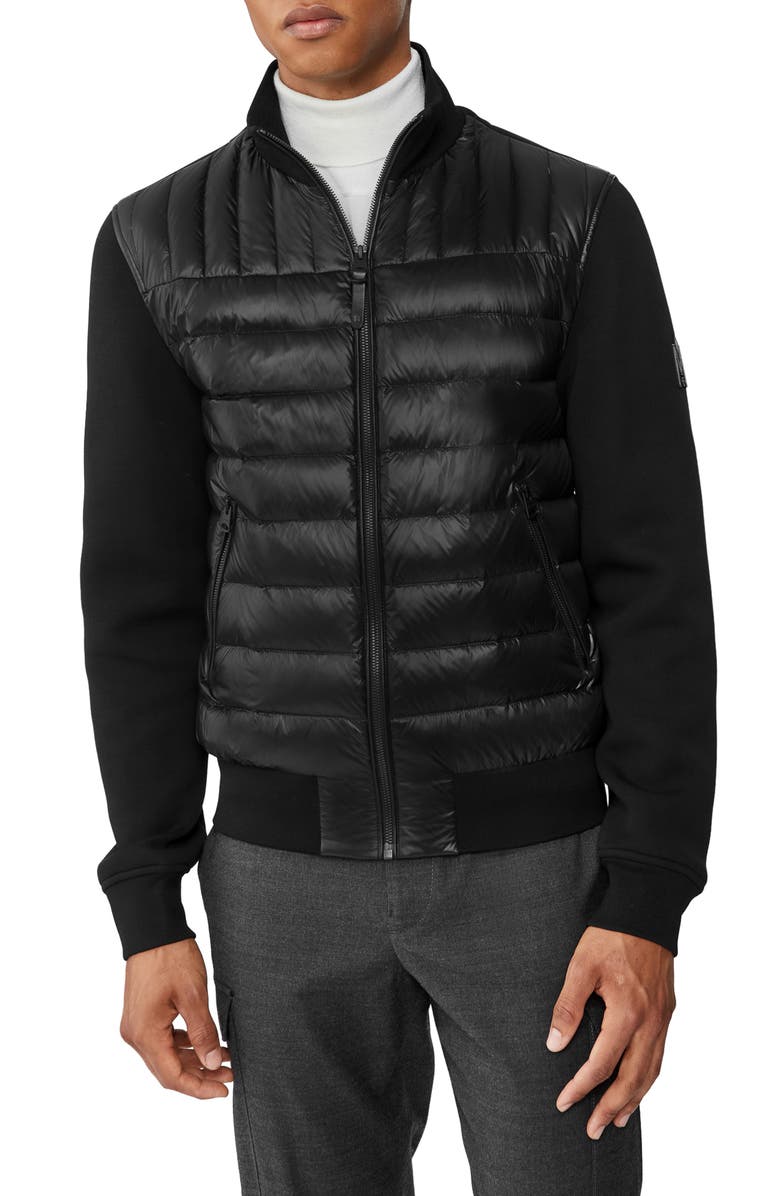 Mackage Collin Mixed Media Down Jacket, Main, color, 