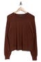 Dolman Lace-Up Sweater