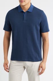 Johnston & Murphy Tonal Bird's Eye Knit Polo
