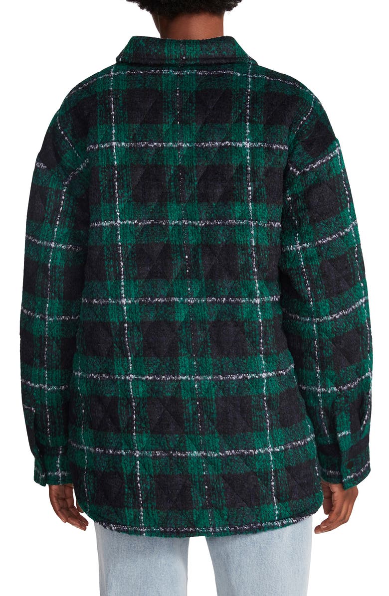 Steve Madden Belle Plaid Shacket, Alternate, color, 