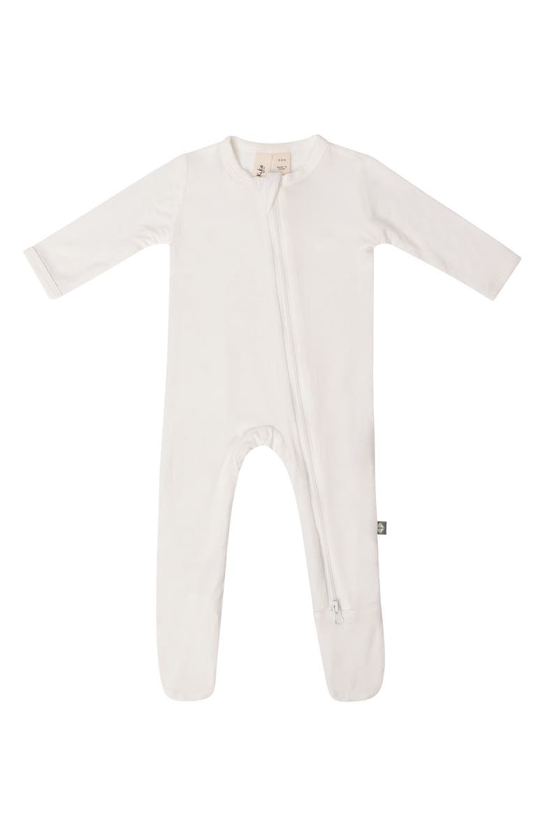 Kyte BABY Zip-Up Footie, Main, color, Cloud