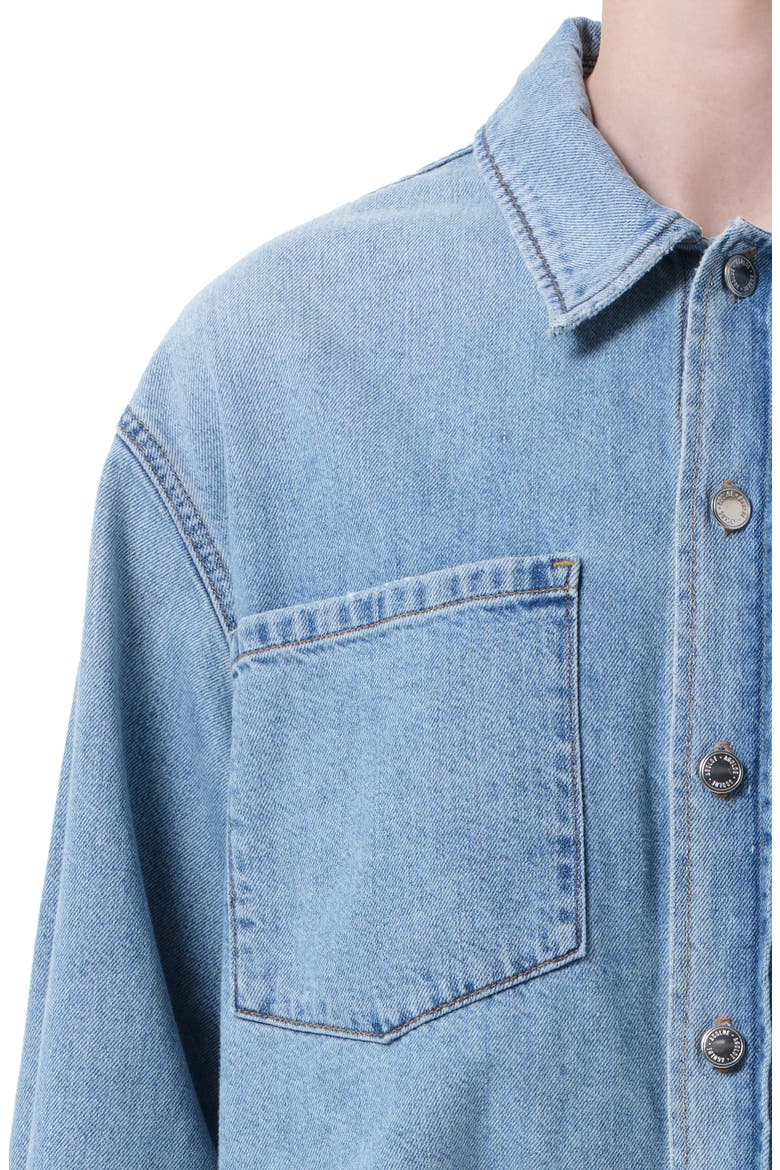 Juna Denim Button-Up Shirt, Alternate, color, INTERVAL