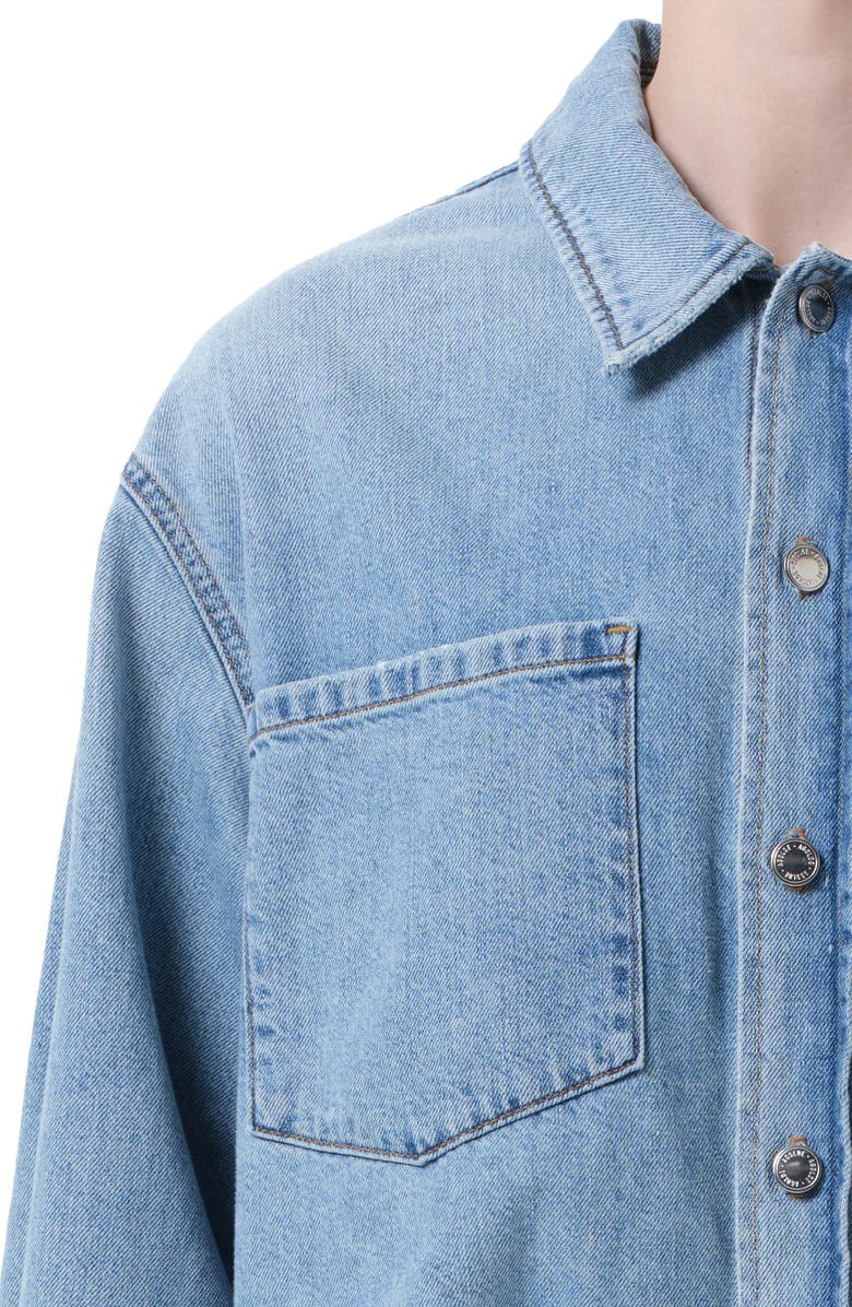 AGOLDE Juna Denim Button-Up Shirt, Alternate, color, Interval