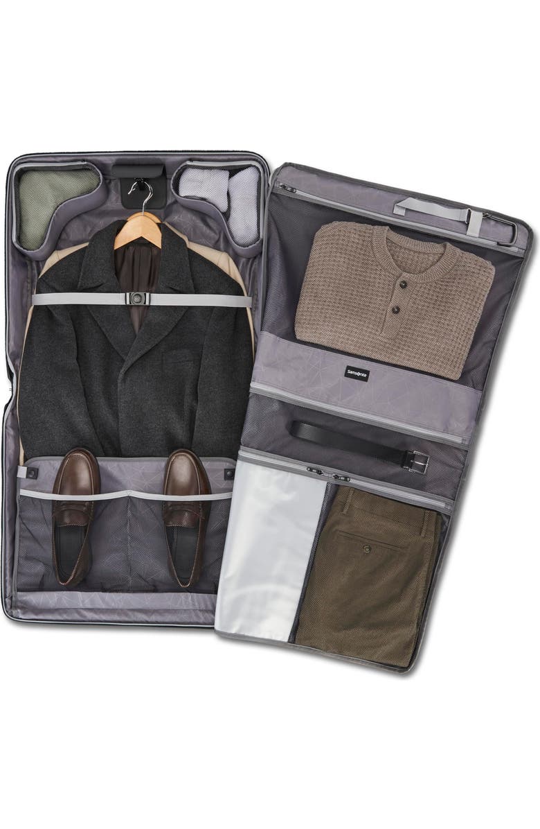 Samsonite Ascella 4 Ultravalet Rolling Garment Bag, Alternate, color, Black