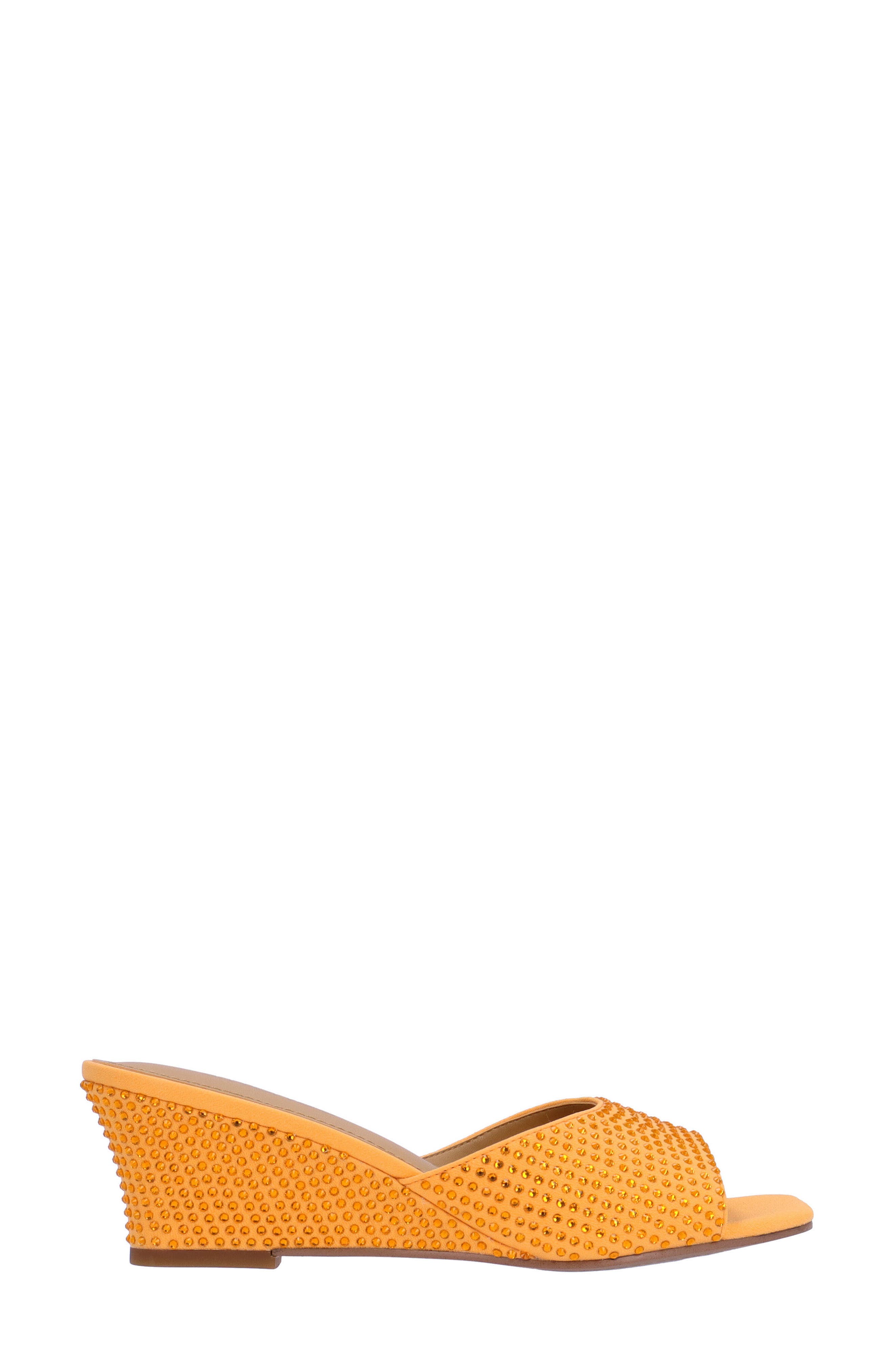 Coralie Wedge Slide Sandal, Alternate, color, TANGERINE