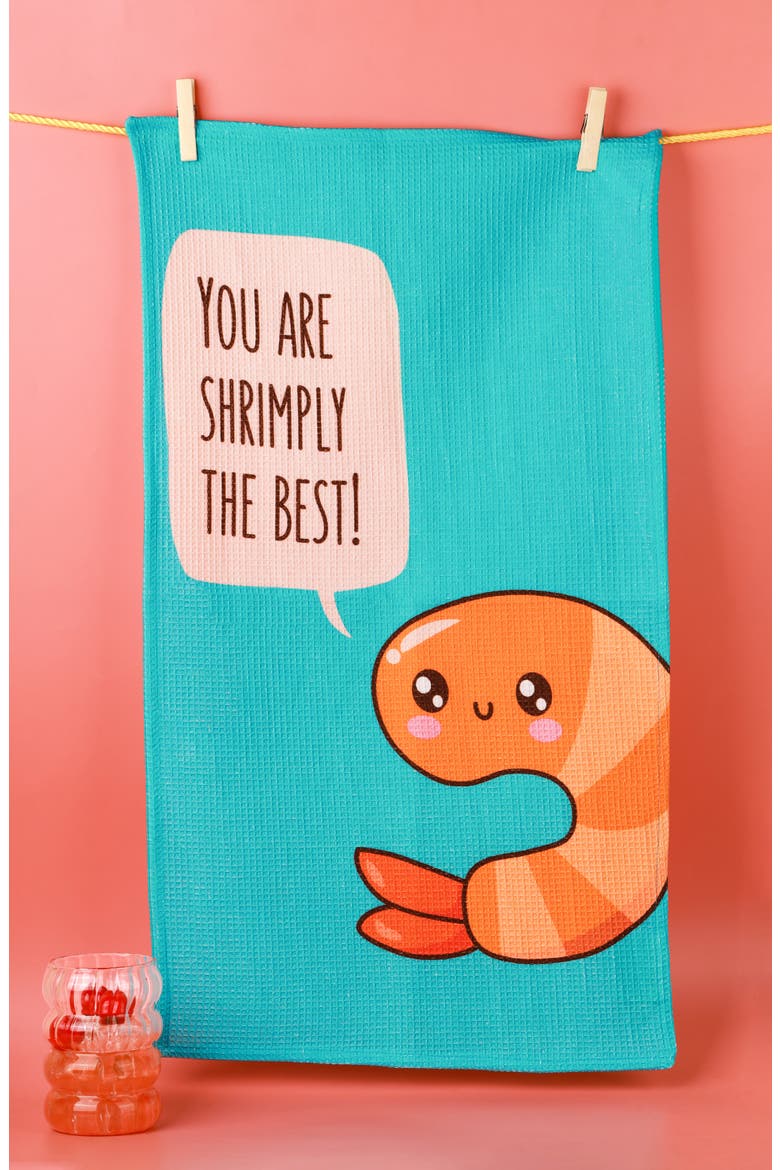 You're Eggceptional Set of 3 Kitchen Towels, Alternate, color, MULTI-COLOR/ TEAL