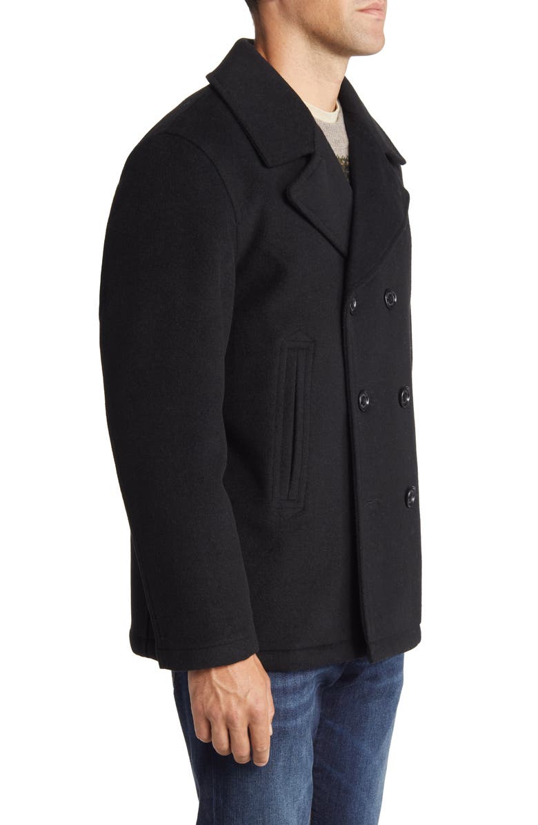 Pendleton Water Resistant Wool Blend Peacoat, Alternate, color, 