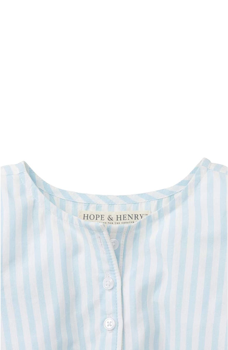 Hope & Henry Baby Girls' Peasant Top With Embroidery, Infant, Alternate, color, 