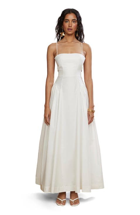 Aliza Midi Poplin Dress