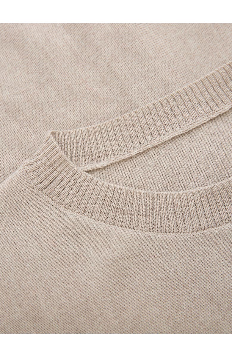 Celtic & Co. Fine Knit Merino Cardigan, Alternate, color, Oatmeal