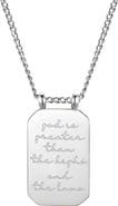 Mantra God Is Greater Than The Highs And The Lows - Necklace
