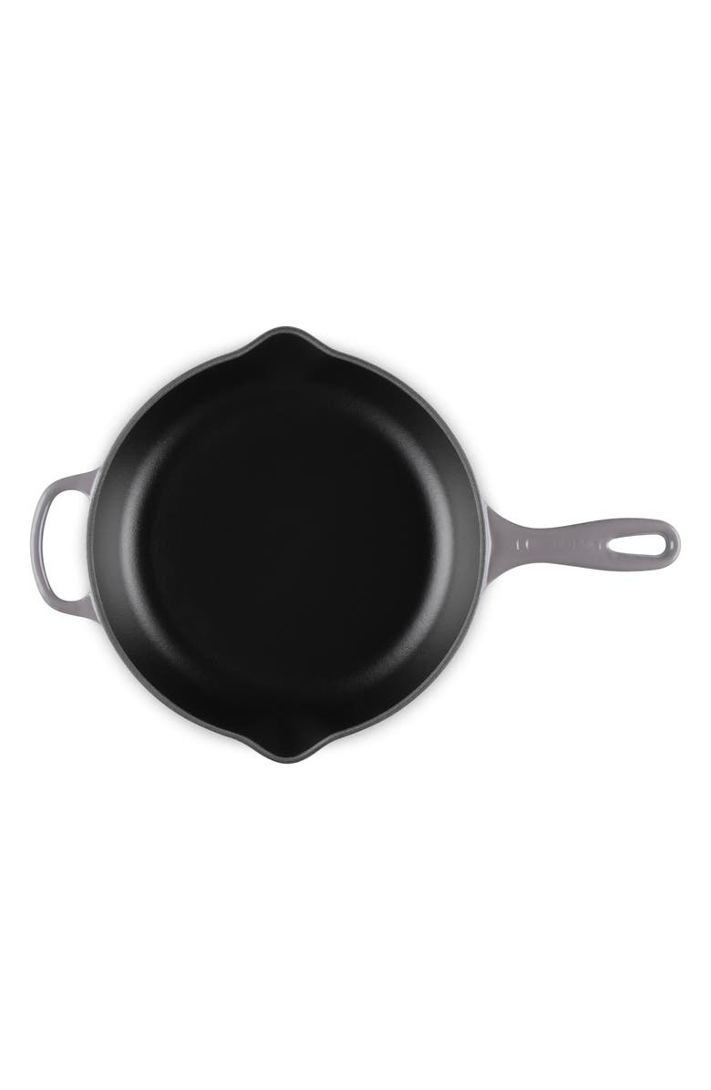 Le Creuset Signature Handle 10 1/4 Inch Enamel Cast Iron Skillet, Alternate, color, Oyster