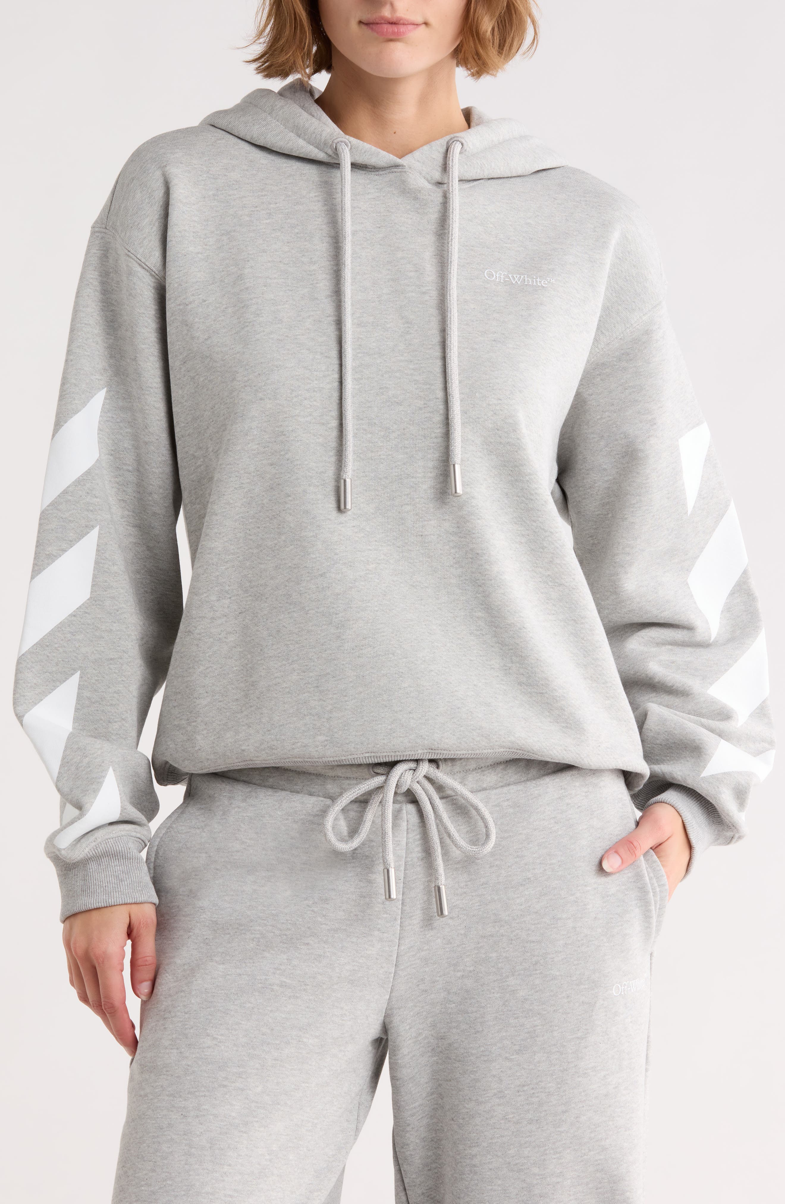 Off-White Cotton Hoodie