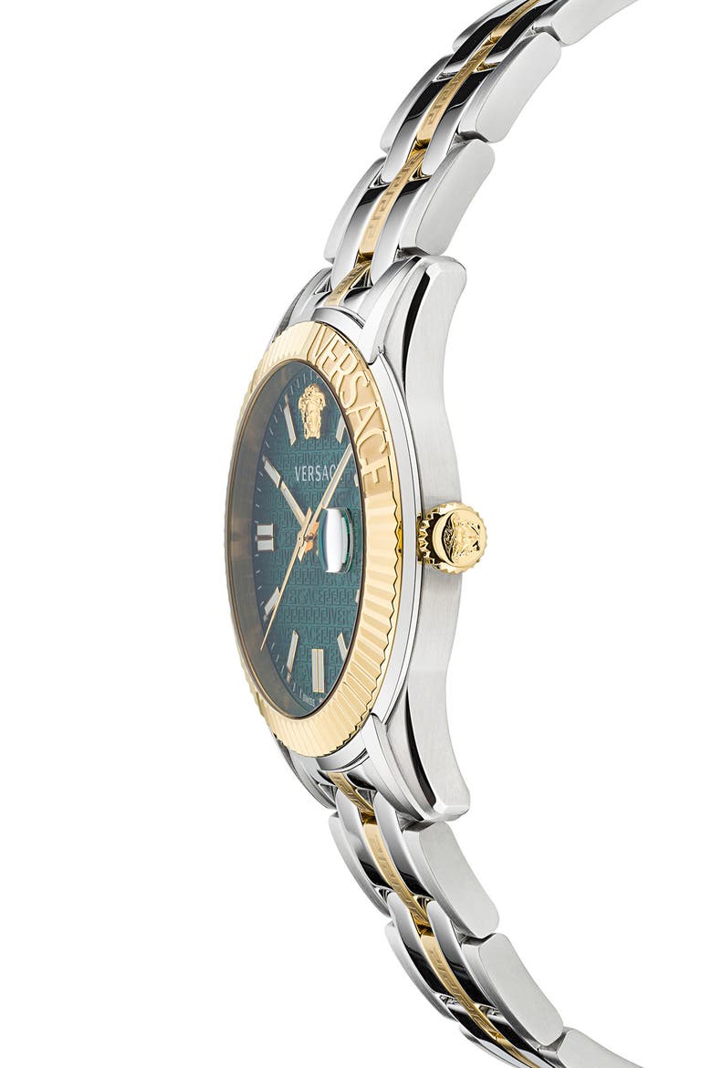 Greca Time Bracelet Watch, 41mm, Alternate, color, IP YELLOW GOLD/ STEEL