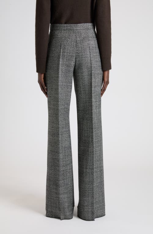 Valentino High-rise Wide-leg Trousers Featuring Pockets In Gray