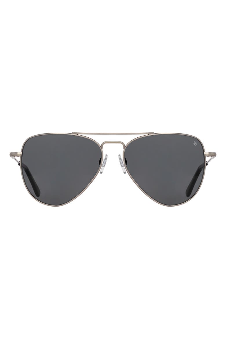 Fletcher 59mm Aviator Nylon Polarized, Alternate, color, Pewter - GYN-P
