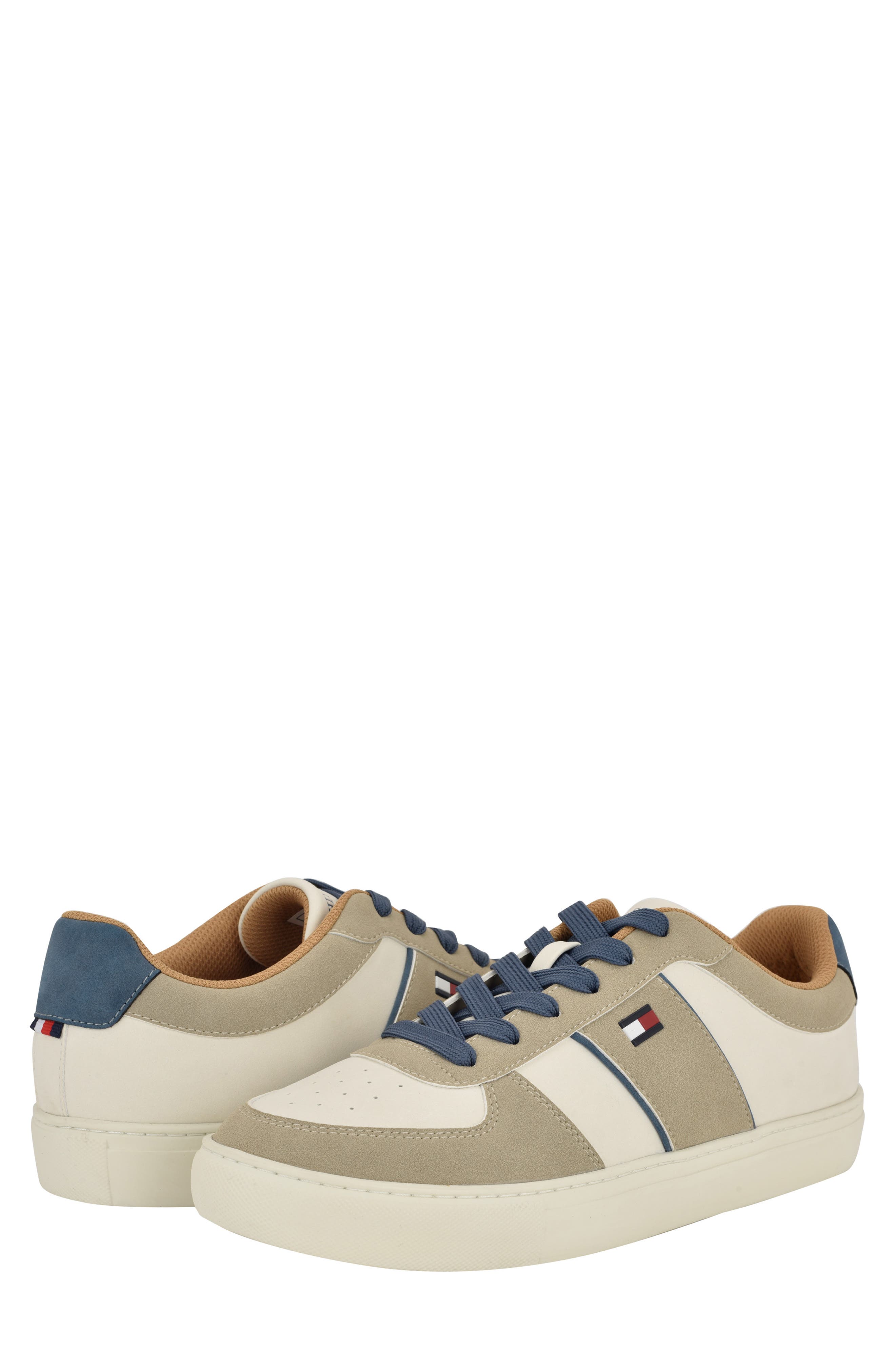 Tommy Hilfiger Baffie Sneaker, Alternate, color, Taupe/ White Multi