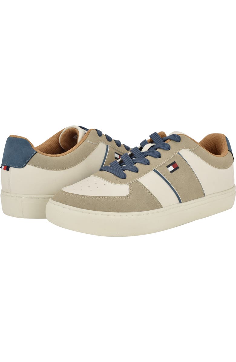 Tommy Hilfiger Baffie Sneaker, Alternate, color, Taupe/ White Multi