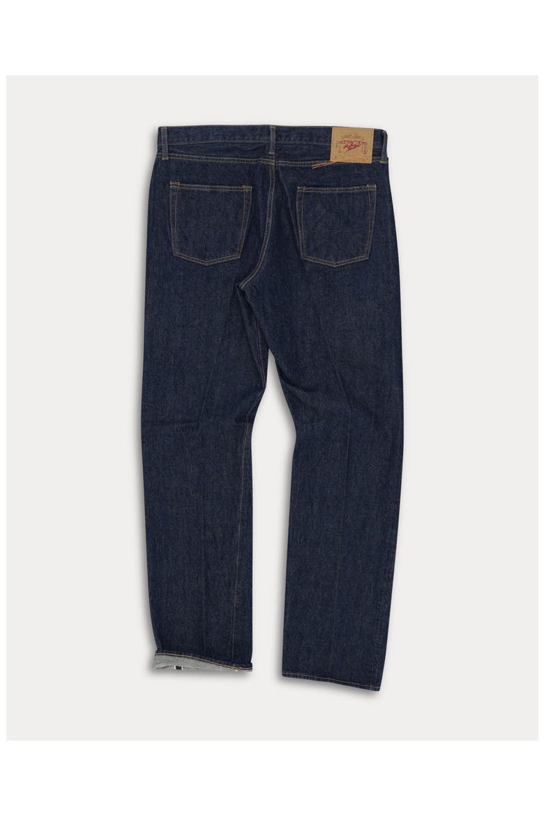 JohnJap Japan Selvedge 5 Pocket Regular Fit Denim Pants, Alternate, color, Indigo Rinse