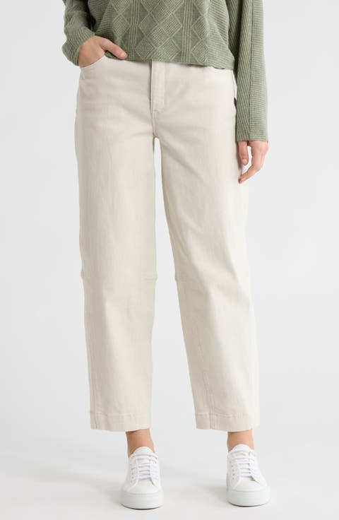 Relaxed Fit Barrel Leg Jeans