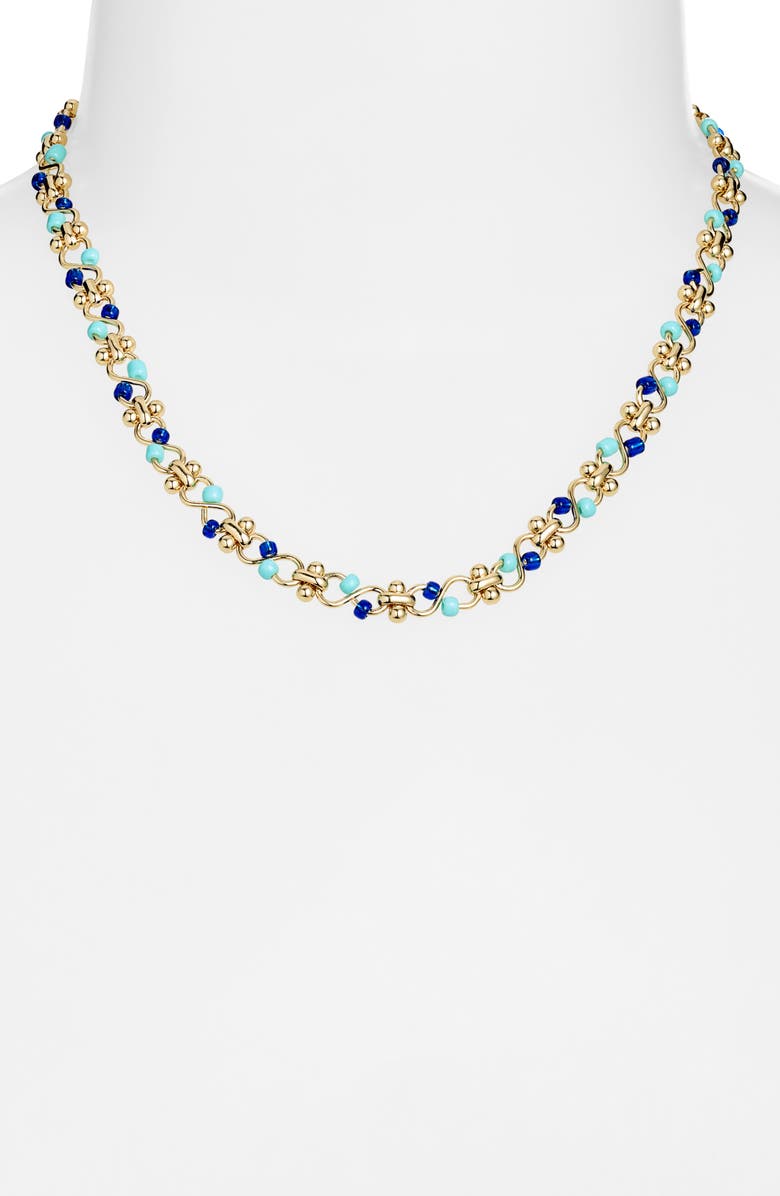 Nordstrom Beaded Chain Necklace, Alternate, color,