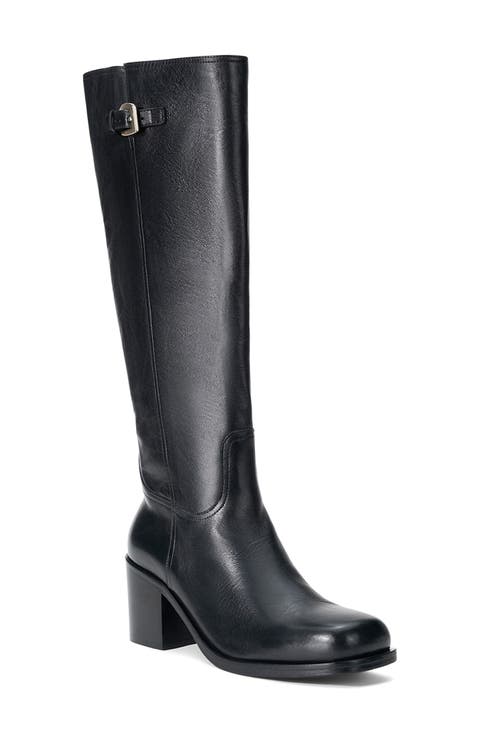 Brooklyn Leather Knee High Boot