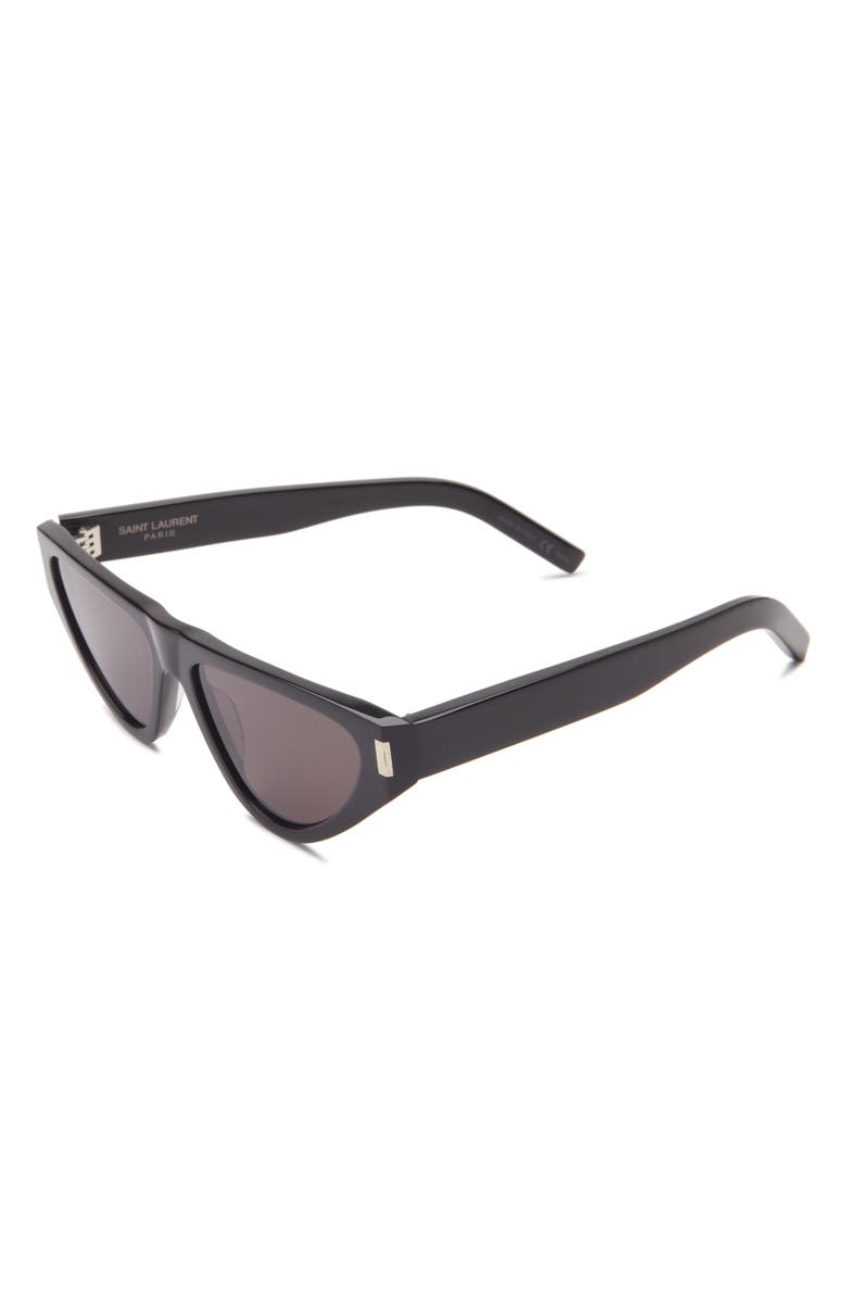 Saint Laurent 55mm Cat Eye Sunglasses, Alternate, color, 