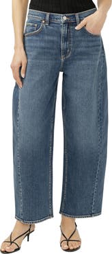 Silver Jeans Co. Horseshoe High Waist Ankle Barrel Jeans